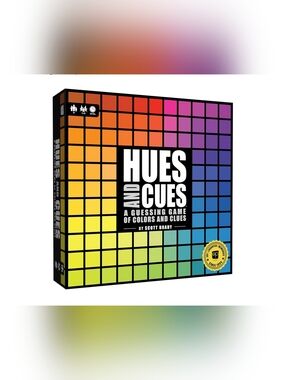HUES and CUES - Vibrant Color Guessing Board Game for 3-10 Players Ages 8+ NWT